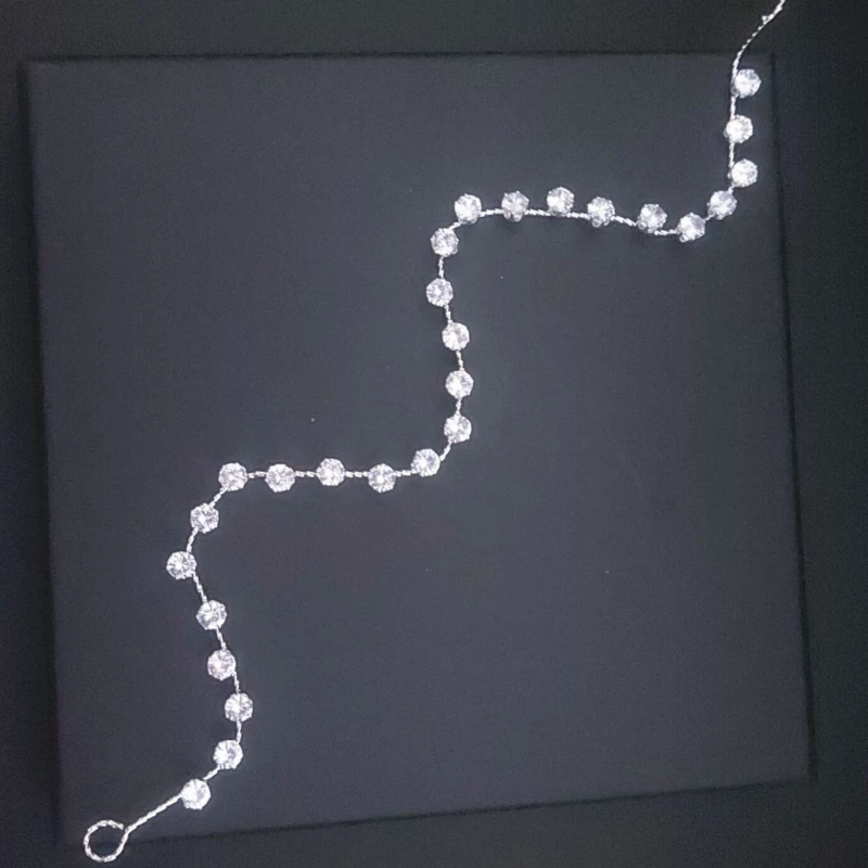Νυφικό headpiece Zircon 28 cm