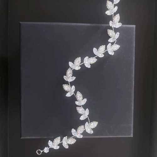 Νυφικό headpiece Zircon 28 cm