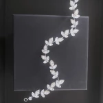 Νυφικό headpiece Zircon 28 cm