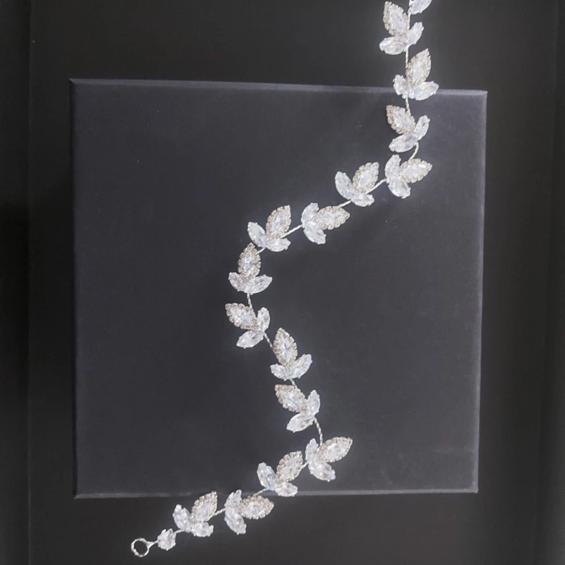 Νυφικό headpiece Zircon 28 cm