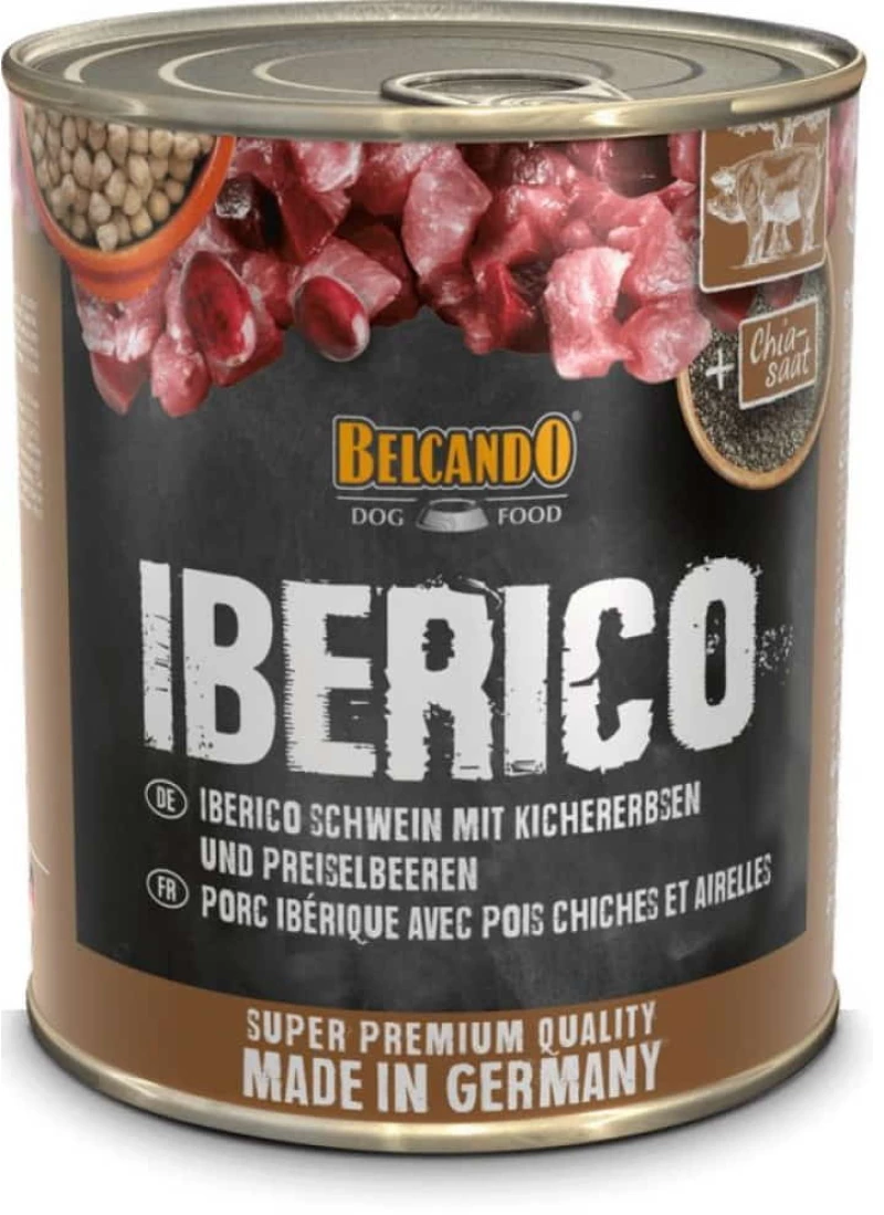 Belcando Iberico Πατέ Μαύρου Χοίρου / Ρεβύθια / Βατόμουρα - 800gr X 6ΤΜΧ