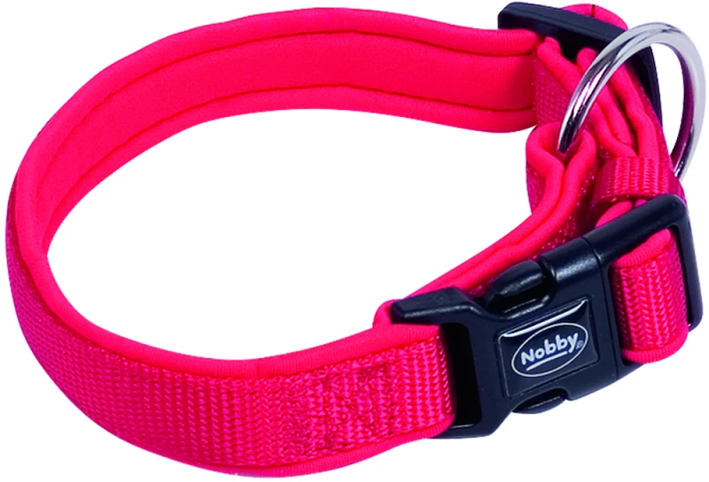 Nobby-Ρυθμιζόμενο Περιλαίμιο Classic Preno S/M 30-45 cm - ΦΟΥΞΙΑ