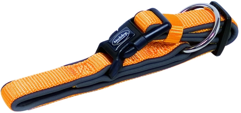 Nobby-Ρυθμιζόμενο Περιλαίμιο Classic Preno M/L 40-55 cm - ΠΟΡΤΟΚΑΛΙ