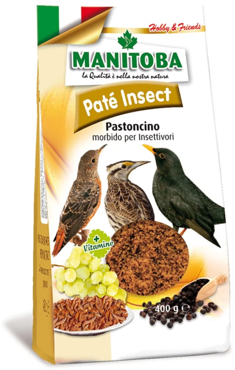 Manitoba Pate Insect – Τροφή για εντομοφάγα πτηνά 400g - 400gr