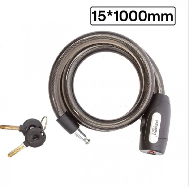15x1000mm Αντικλεπτική Κουλούρα Μηχανής Ποδηλάτου