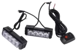 LED Strobe φώτα κόκκινο 12V