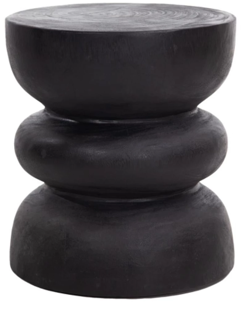 Σκαμπό Najib Black (40x40x45) Soulworks 0900007