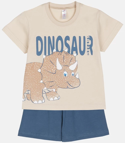 Dreams Παιδική Πιτζάμα Dinosaur , Μπέζ