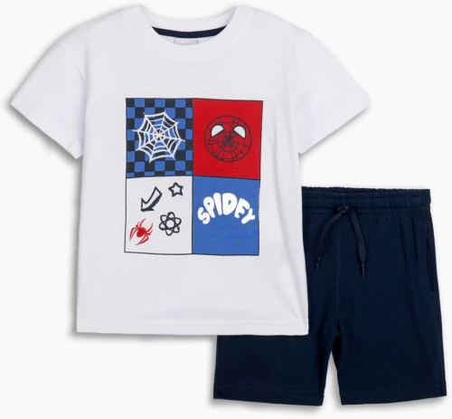 Funky Παιδικό Σετ Βερμούδας Spiderman,Μπλε
