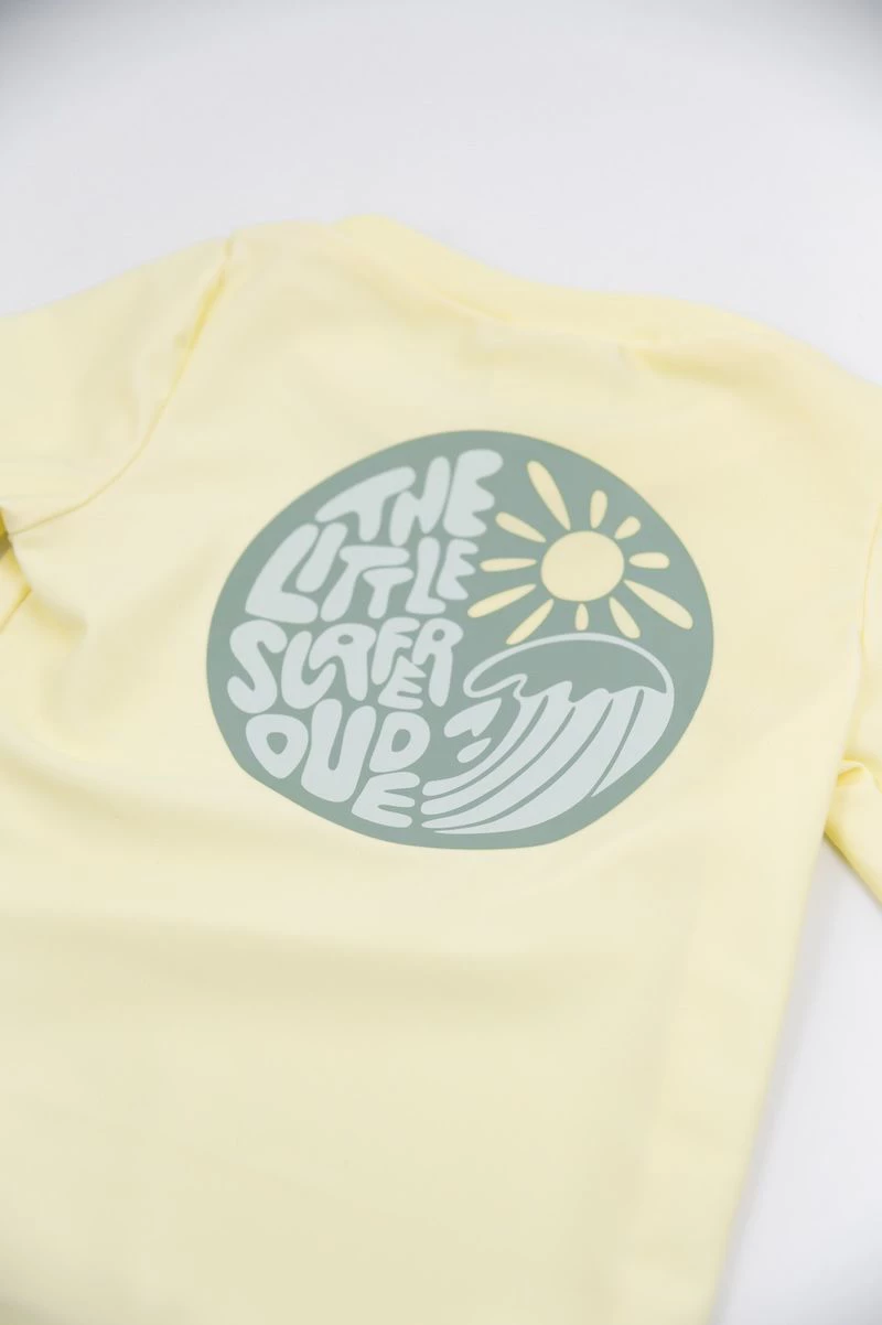 Bamboom Αντιηλιακό 3/4 Μπλουζάκι UPF50+ Logo Little Surfers