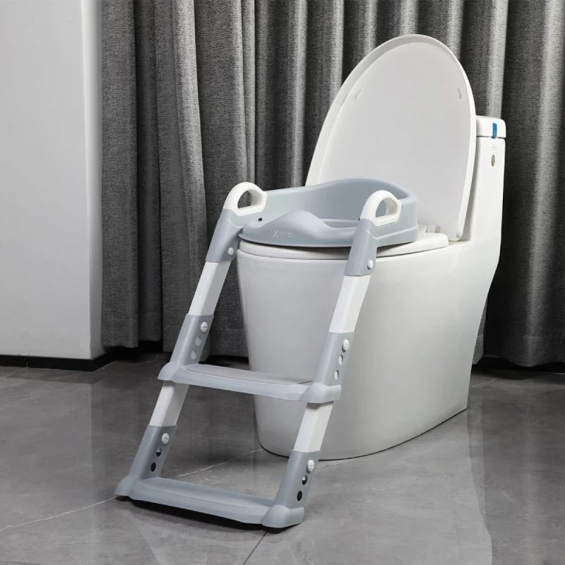 X-treme Baby Στεφάνι Τουαλέτας με Σκαλάκια Grey