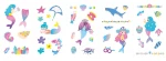 Avenir - Nail Stickers & Tattoos Mermaid