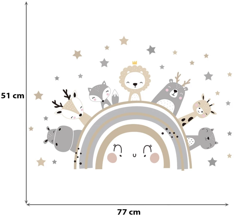 Sipo - Wall Stickers Cute Animals
