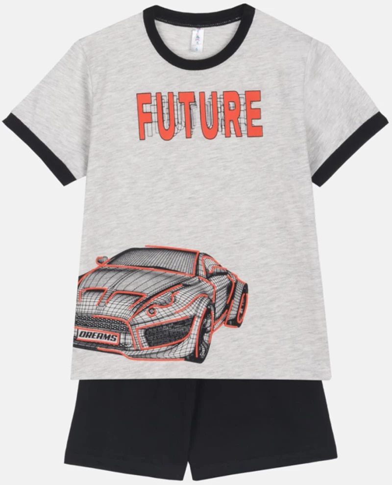Πυτζάμα αγόρι "Future" μελανζέ