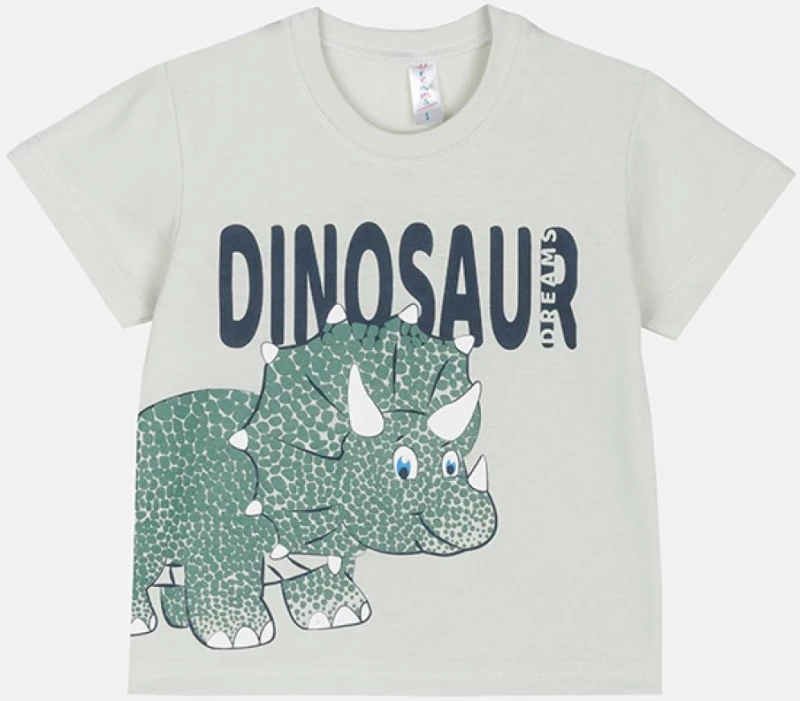 Πυτζάμα αγόρι "Dinosaur" εκρού