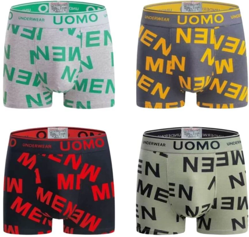 Boxer ανδρικά 4pack W6099 - ΠΟΛΥΧΡΩΜΟ
