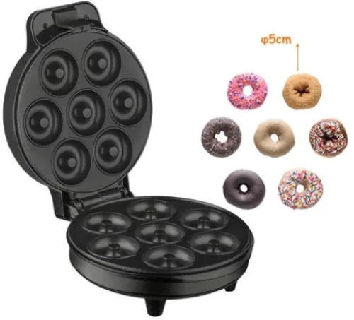 Raf Βαφλιέρα σε Στρογγυλό Σχήμα 1000W Donuts Maker R.520