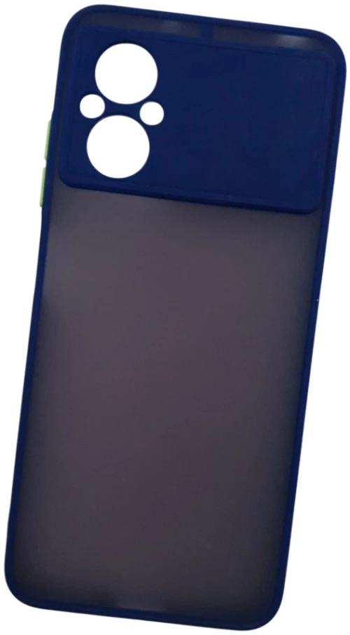 Naxius Case Rubber Frame Blue XiaoMi Mi Poco M4 5G Naxius