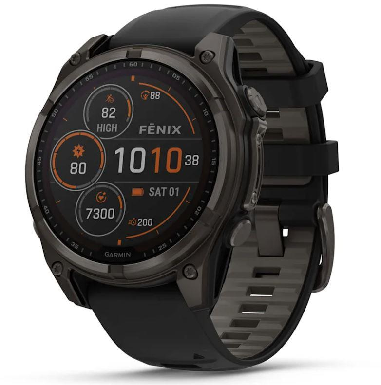 SMARTWATCH FENIX 8 SAPP. SOLAR/BLACK/GRAY 010-02906-11 GARMIN