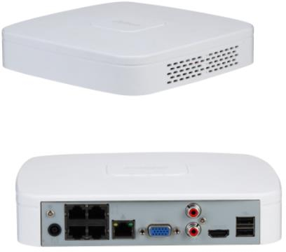 NET VIDEO RECORDER 4CH 4POE/NVR4104-P-4KS3 DAHUA