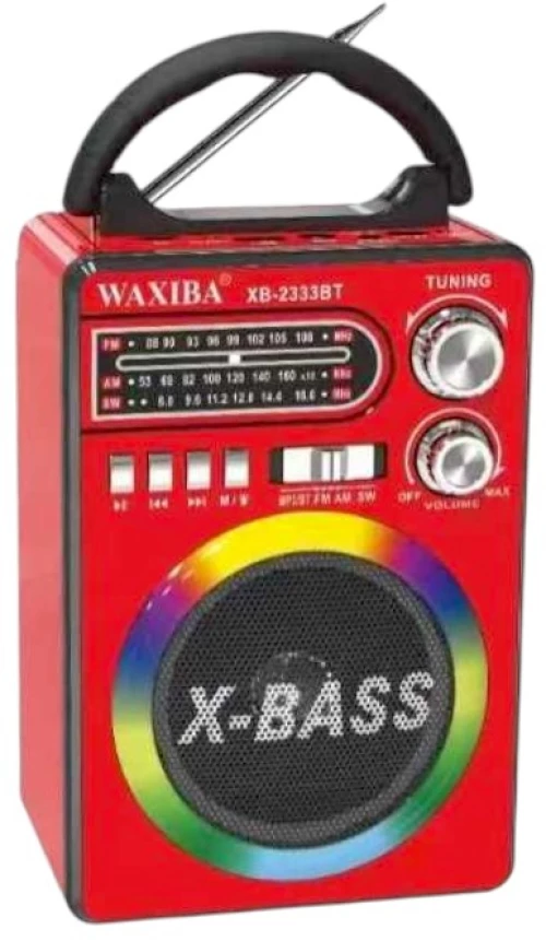 Επαναφορτιζόμενο ραδιόφωνο - XB-2333BT - 020047 - Red