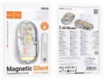 Bluetooth Ποντίκι Hoco GM35 General Wireless με 5  Πλήκτρα DPI 1600 Γκρι Διάφανο