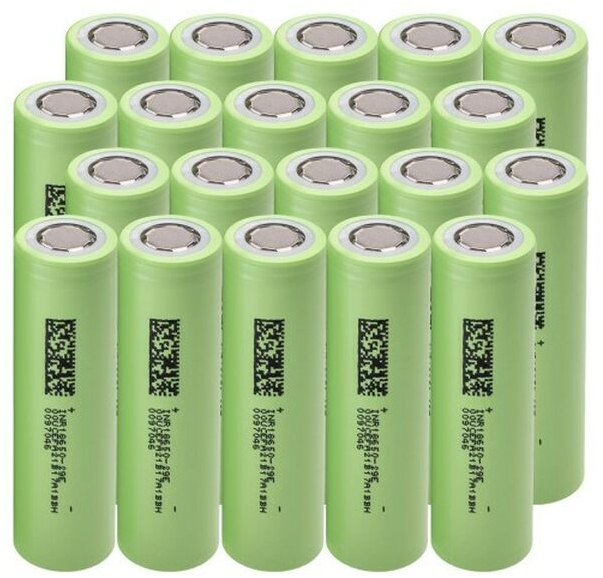 Επαναφορτιζόμενες Μπαταρίες Green Cell 20GC18650NMC29 2900 mAh 3,7 V 18650 (20 Μονάδες)