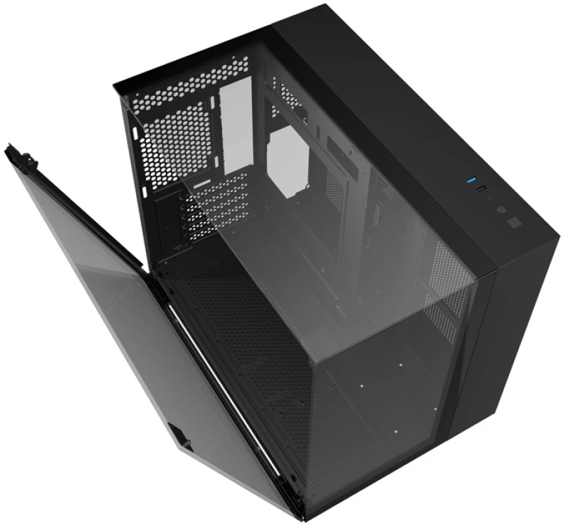 Darkflash TH285M θήκη υπολογιστή (μαύρο)