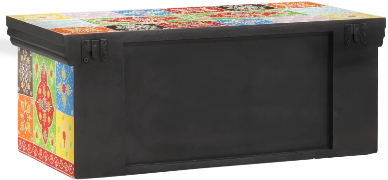 vidaXL Κάστρο τηλεόρασης τοίχου 60x30x24 εκ. από συμπαγές ξύλο Rough Mango