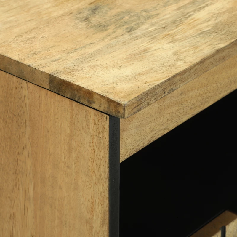 vidaXL Μπουφές 60x33.5x75 εκ. από συμπαγές ξύλο μάνγκο