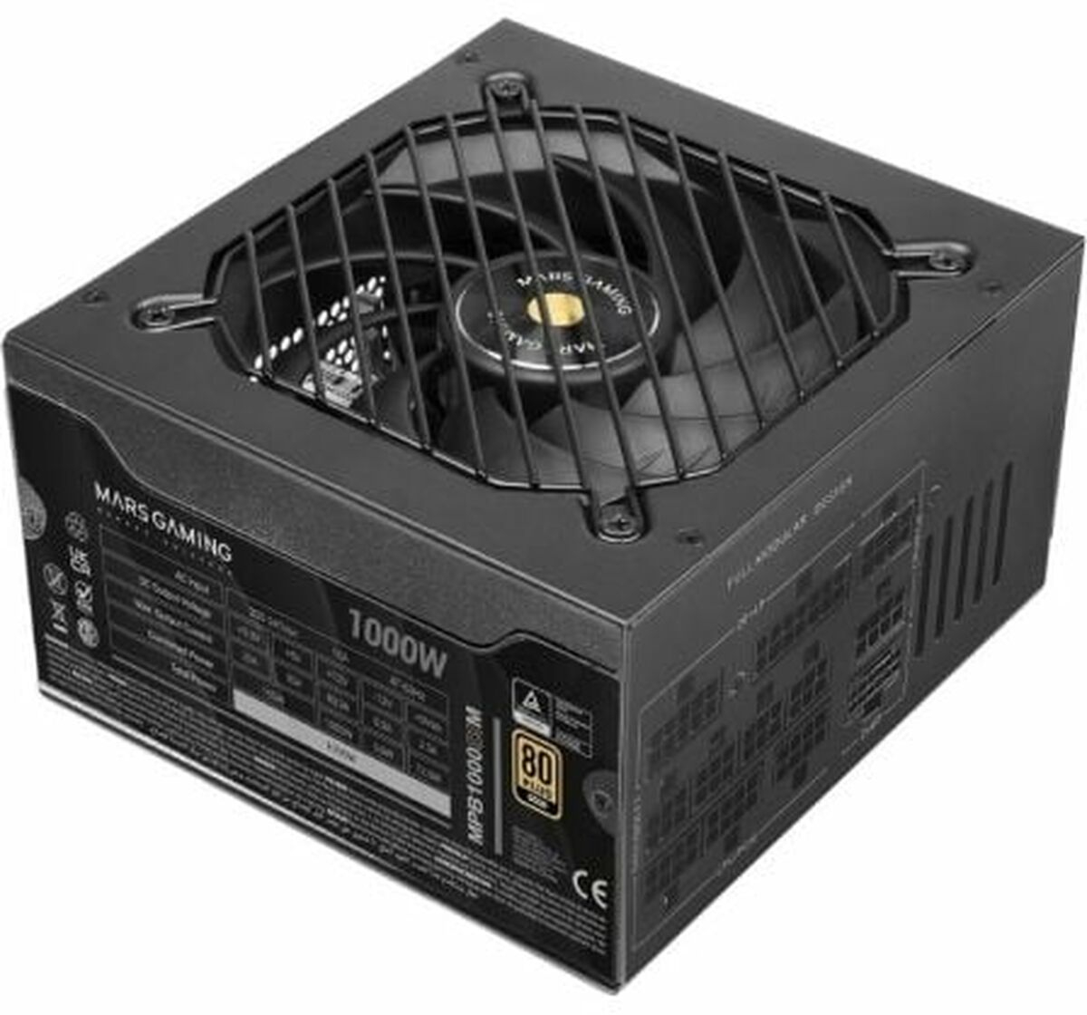 Τροφοδοσία Ρεύματος Mars Gaming MPB1000SIM ATX 1000 W 80 Plus Gold