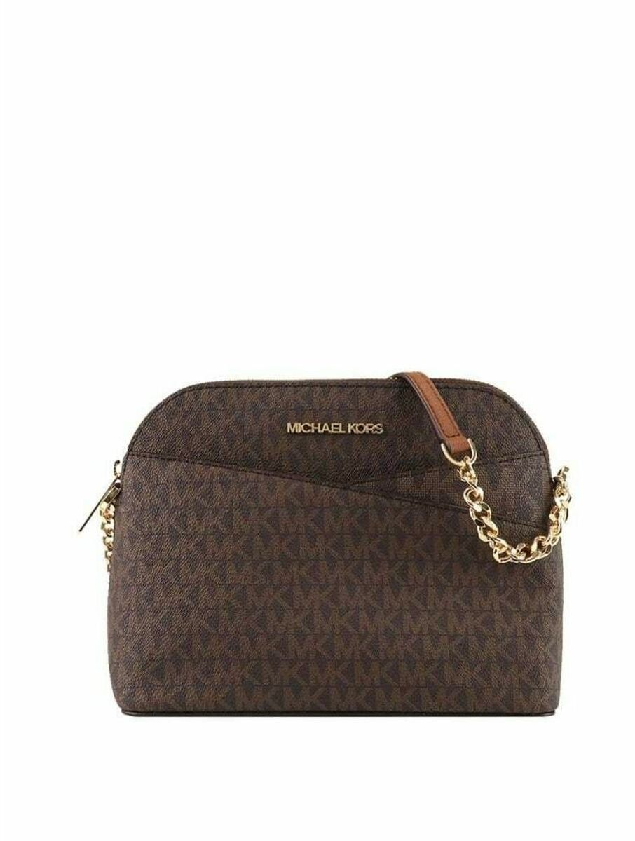 Γυναικεία Τσάντα Michael Kors Jet Set Καφέ 21 x 16 x 9 cm