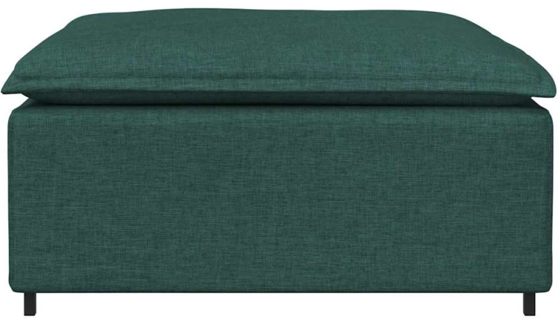 vidaXL Υποπόδιο Καναπέ Σκούρο Πράσινο 100x100x48 εκ.