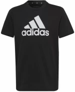 Παιδικό Μπλούζα με Κοντό Μανίκι Adidas Big Logo Μαύρο
