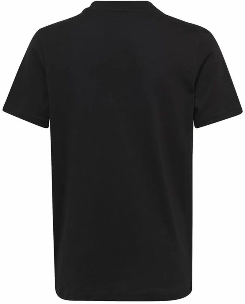 Παιδικό Μπλούζα με Κοντό Μανίκι Adidas Big Logo Μαύρο