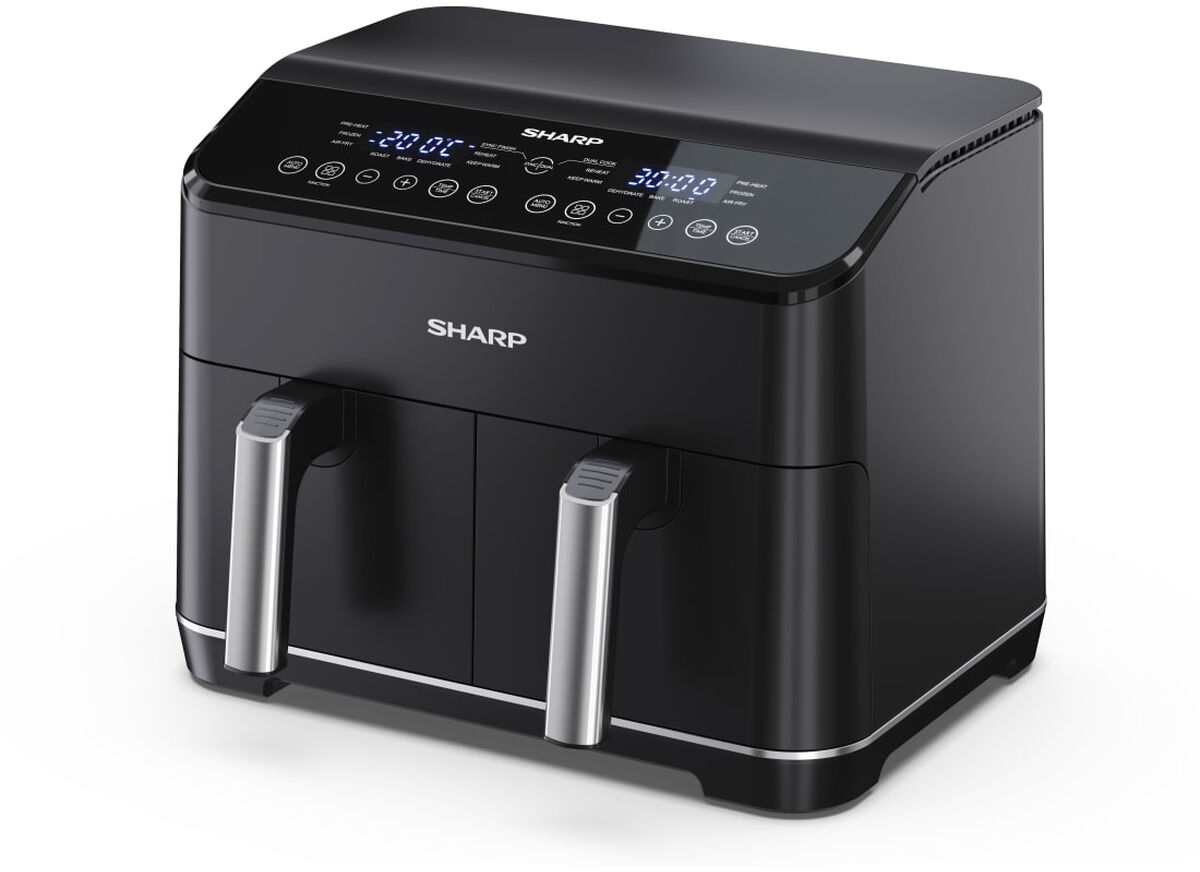 Φριτέζα με Αέρα Sharp 32598229 Μαύρο 1800 W 8 L