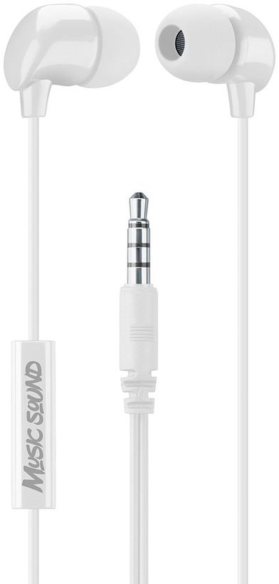 CELLULAR LINE 359798 Handsfree Ακουστικά Music Sound In-Ear με βύσμα 3,5mm Λευκά