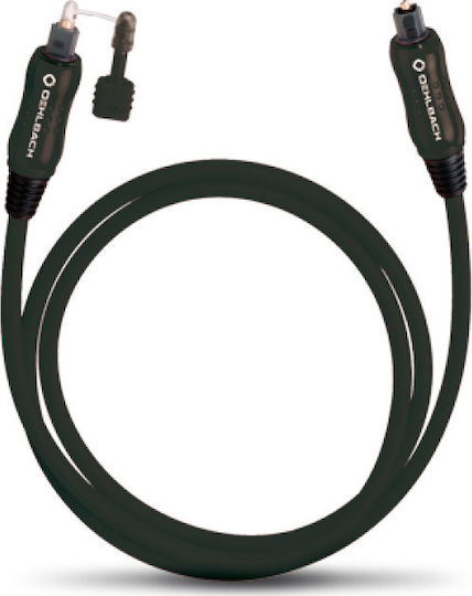 Oehlbach Optical Audio Cable TOS male - TOS male Μαύρο 1.5m (D1C66103)