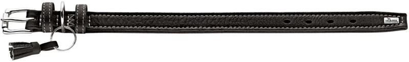 Περιλαίμιο Δερμάτινο Σκύλου Hunter Collar Cannes 60 M-L (3,5 x 44 - 52 cm) Μαύρο