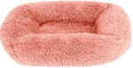 Κρεβατάκι Σκύλου και Γάτας Denik Fluffy Ανοιχτό Ροζ 65x55cm