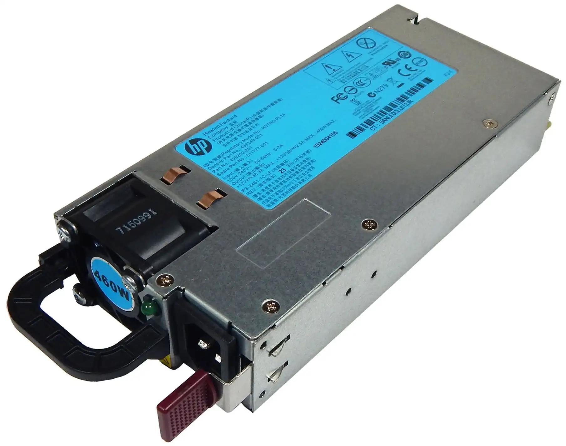 PSU 460W FOR HP SERVER ML310E/ML350p/DL360e/DL360p G8/DL380 G7/HP STORAGE D2600/D3600