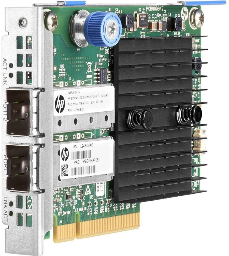 NIC HP 562FLR-SFP+ NETWORK ADAPTER 2-ports 10GB PCI-E x8 FOR G9 G10
