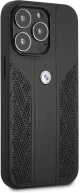 BMW Leather Black Curve Perforated Design Back Cover Θήκη προστασίας από δερματίνη – iPhone 13 Pro Μαύρο
