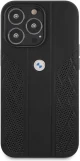 BMW Leather Black Curve Perforated Design Back Cover Θήκη προστασίας από δερματίνη – iPhone 13 Pro Μαύρο
