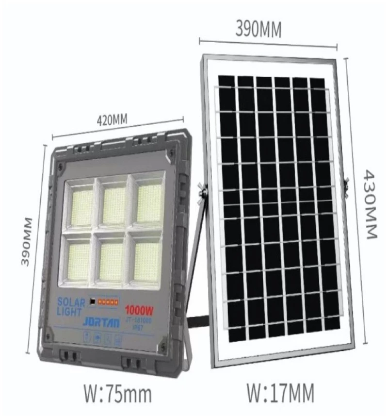 ΗΛΙΑΚΟΣ ΠΡΟΒΟΛΕΑΣ JORTAN 1000W JT-181000-XM1000W