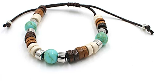 ΒΡΑΧΙΟΛΙ UNISEX με ξύλινες χάντρες.