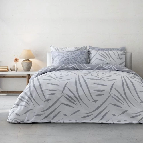 Σεντόνια Malik (Σετ 4τμχ) Grey Nima Double 220x260cm 100% Βαμβάκι