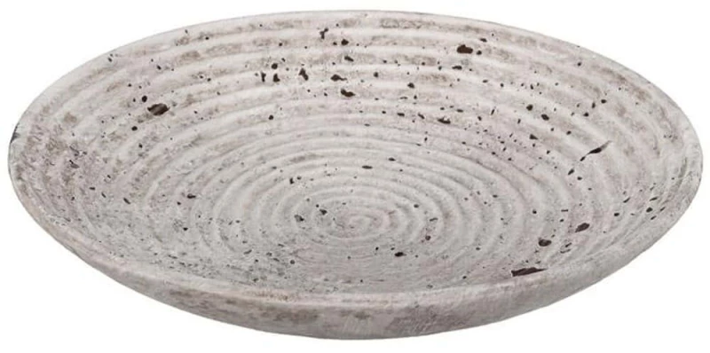Διακοσμητική Πιατέλα 028-125-150 28x28x5cm Grey Κεραμικό