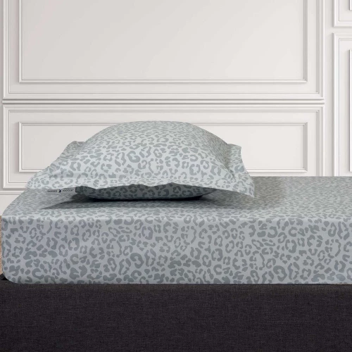 Σεντόνι 2287 Με Λάστιχο Ice Grey Greenwich Polo Club Double 120x235cm Βαμβάκι-Πολυέστερ