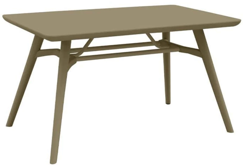 Τραπέζι Κήπου 393-125-011 135x79x75cm Cappuccino
